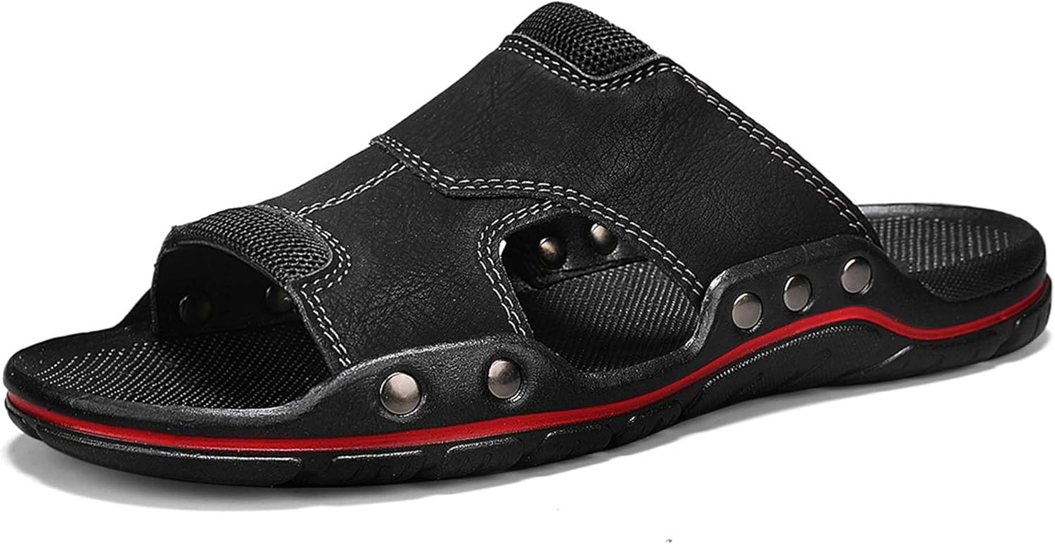 Мужские кожаные сандалии премиум-класса, легкие, мягкие, нескользящие, износостойкие, модные повседневные мужские сандалии Generic, черный
Мужские кожаные сандалии премиум-класса, легкие, мягкие, нескользящие, износостойкие, модные повседневные мужские сандалии Generic, черный