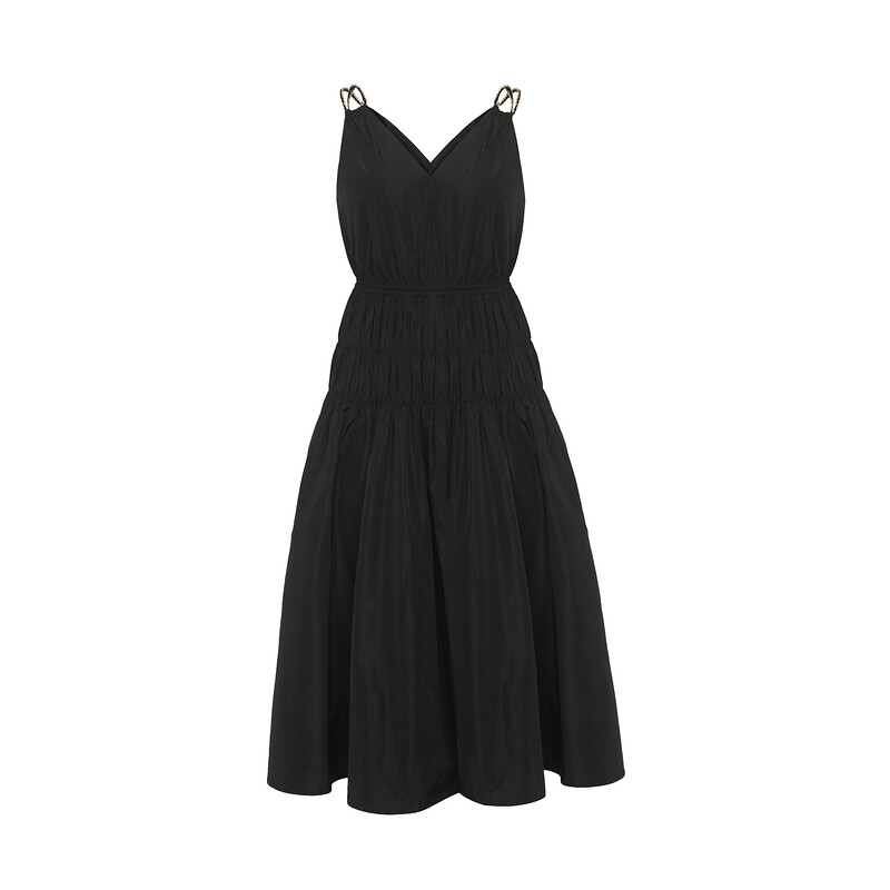 Платье Deep Breath с юбкой и длинным подолом, черный
Платье Deep Breath с юбкой и длинным подолом, черный