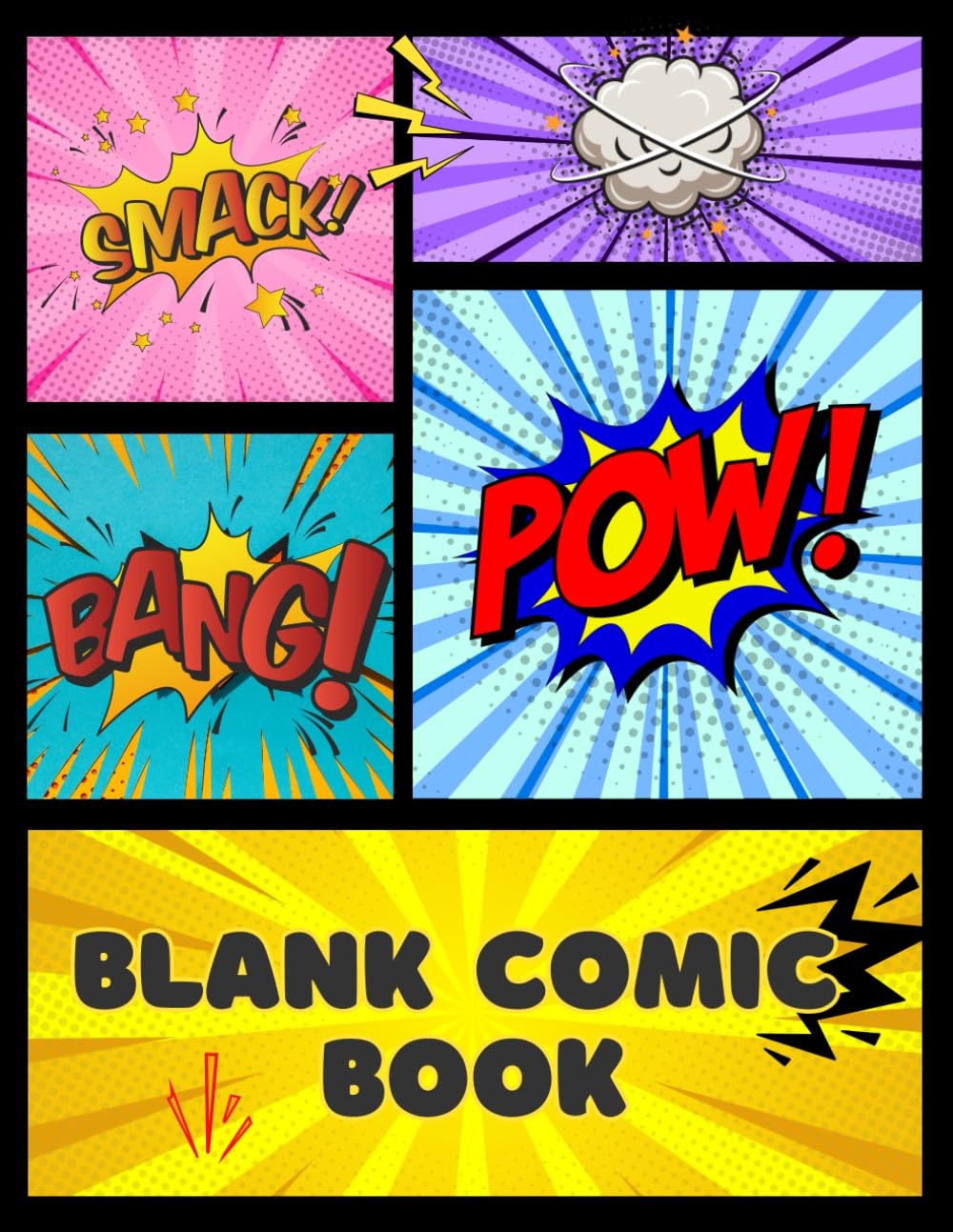 Blank Comic kids Book: Create Your Own Comic Book For Kids (Independently published)
Blank Comic kids Book: Create Your Own Comic Book For Kids (Independently published)