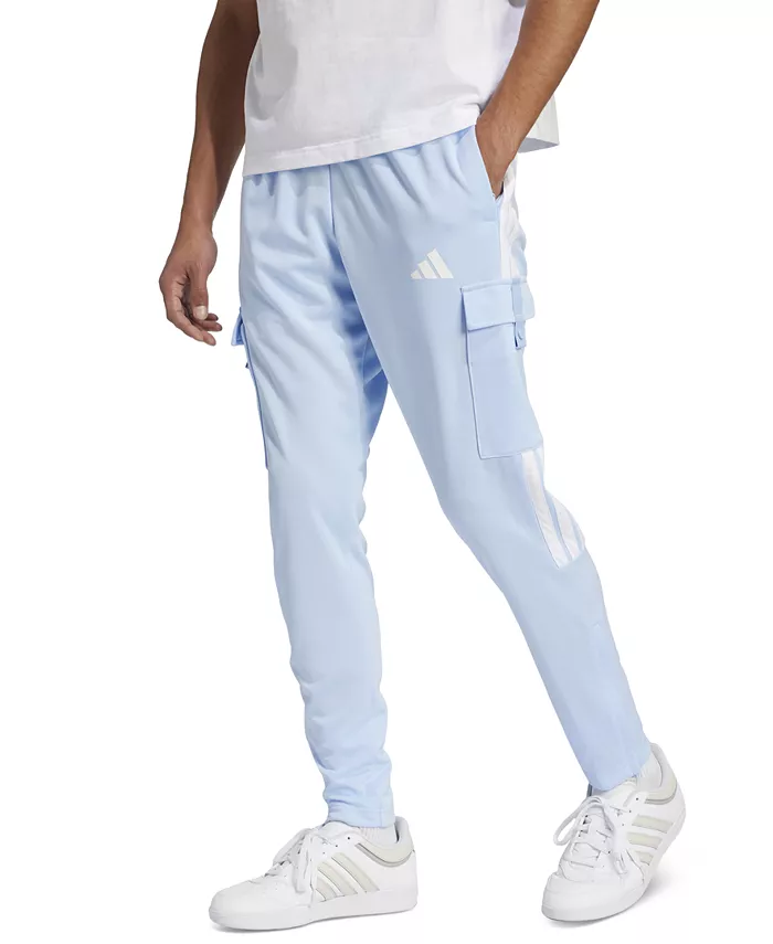 Мужские карго-брюки Tiro с тремя полосками adidas, синий
Мужские карго-брюки Tiro с тремя полосками adidas, синий