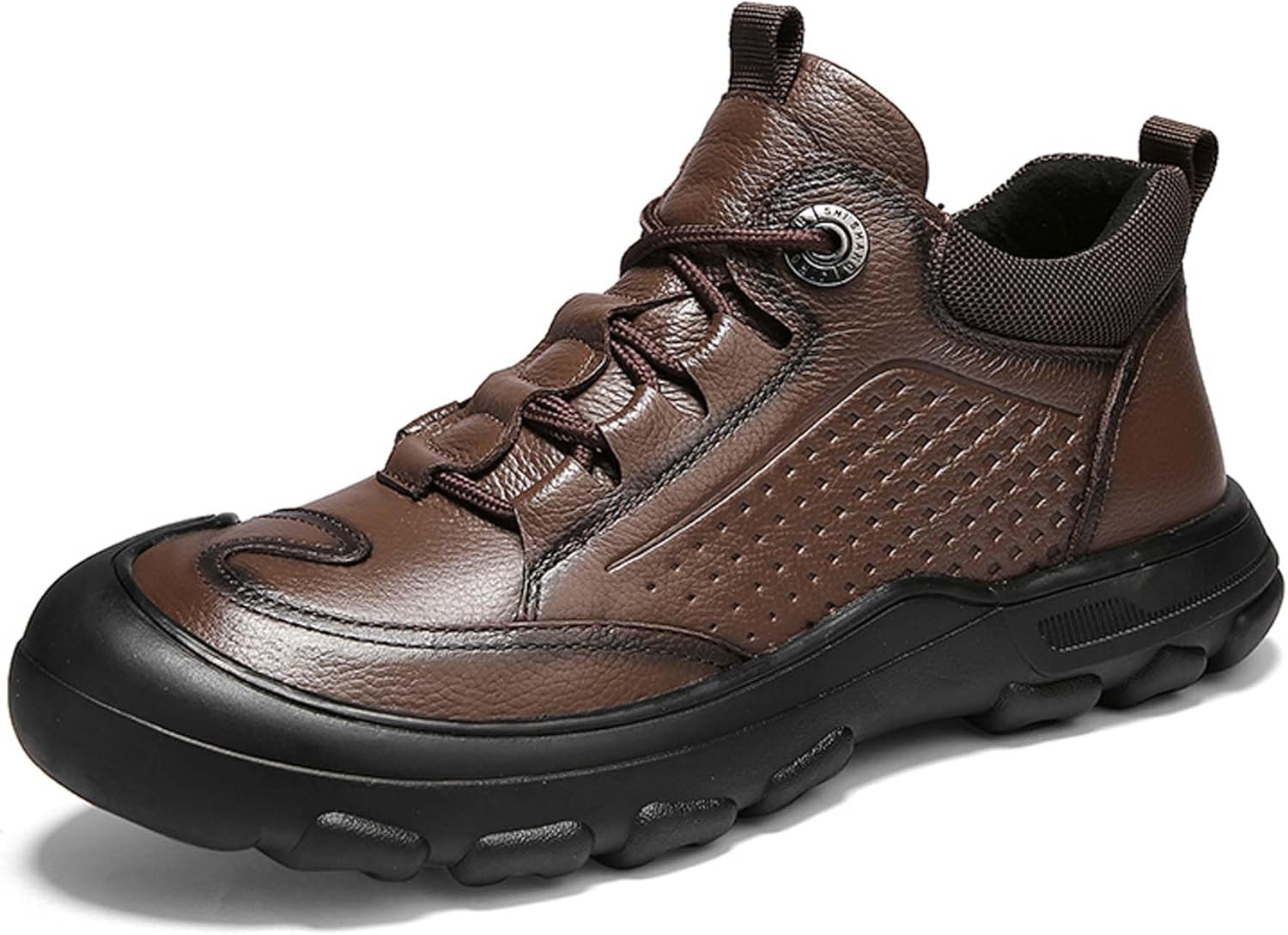 Мужские прогулочные туфли для улицы, противоскользящие походные ботинки, из натуральной кожи, водонепроницаемые, для путешествий, модные кроссовки с шнуровкой, повседневные, классические для бизнеса и офиса Dzbajrqm, коричневый
Мужские прогулочные туфли для улицы, противоскользящие походные ботинки, из натуральной кожи, водонепроницаемые, для путешествий, модные кроссовки с шнуровкой, повседневные, классические для бизнеса и офиса Dzbajrqm, коричневый