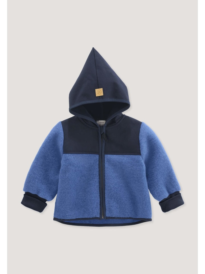 Куртка из шерстяного флиса средне-синего цвета Hessnatur
Куртка из шерстяного флиса средне-синего цвета Hessnatur