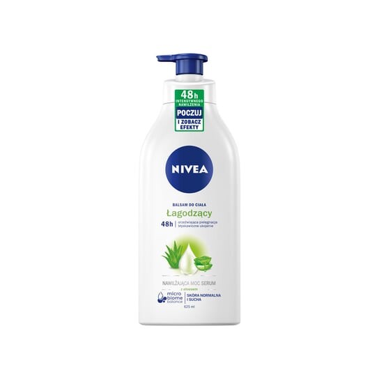 Успокаивающий лосьон для тела с помпой 625мл Nivea, Moisturizing Power Serum
Успокаивающий лосьон для тела с помпой 625мл Nivea, Moisturizing Power Serum