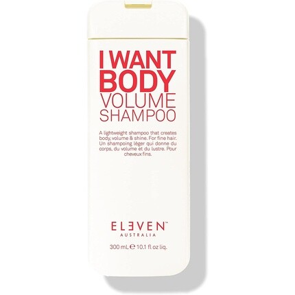 Я хочу шампунь для объема тела 300мл, Eleven Australia
Я хочу шампунь для объема тела 300мл, Eleven Australia