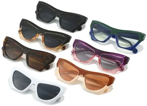 Модные двухцветные солнцезащитные очки «кошачий глаз» для женщин, защита от УФ-излучения UV400, ретро-панк, трендовые солнцезащитные очки для мужчин MTZJH, White Gray
Модные двухцветные солнцезащитные очки «кошачий глаз» для женщин, защита от УФ-излучения UV400, ретро-панк, трендовые солнцезащитные очки для мужчин MTZJH, White Gray