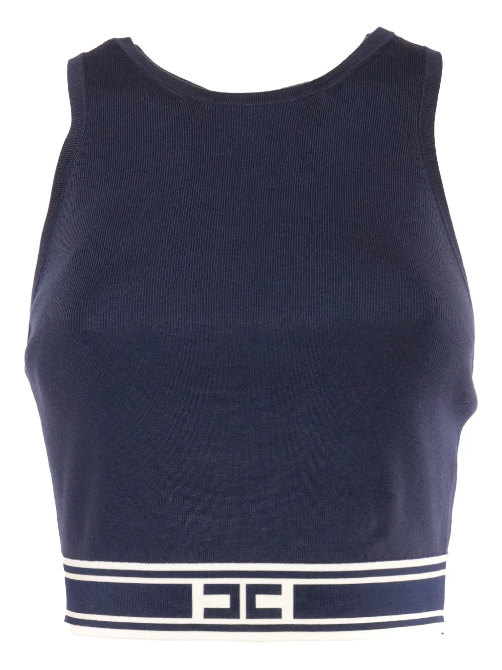 Топ с логотипом Elisabetta Franchi, синий
Топ с логотипом Elisabetta Franchi, синий