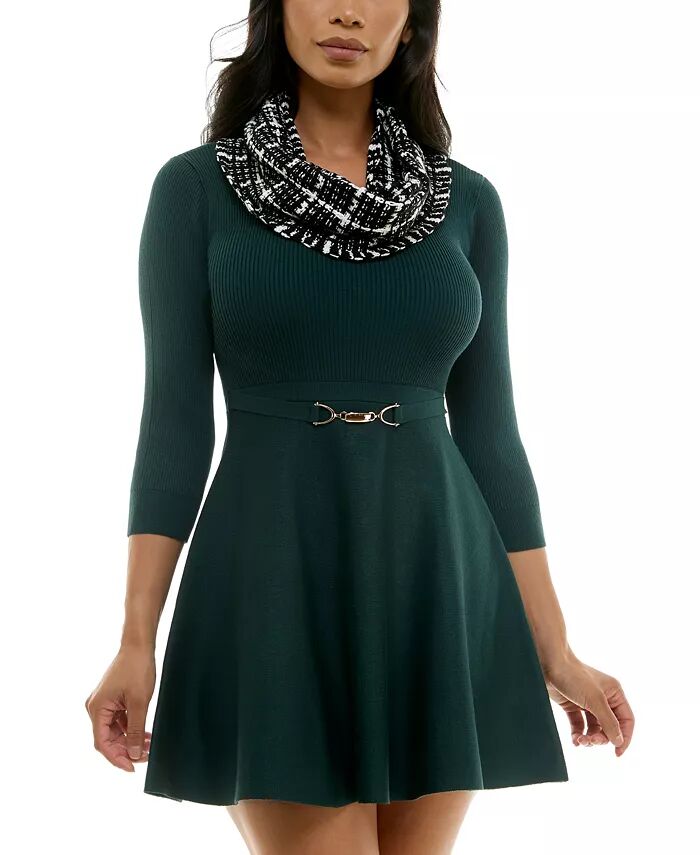 Платье-свитер с шарфом и клешем для юниоров BCX, зеленый
Платье-свитер с шарфом и клешем для юниоров BCX, зеленый