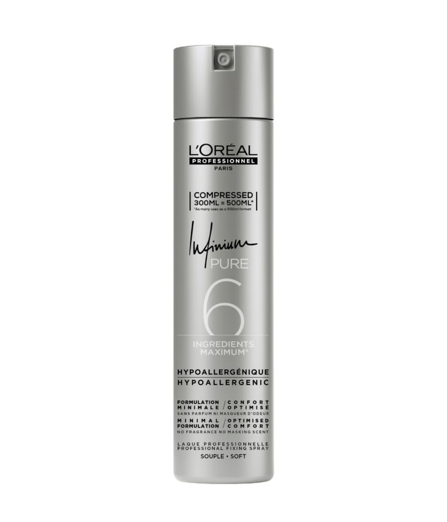 Лак для волос L'Oréal Professionnel Paris Infinium Pure Soft Compressed Spray, 300 ml
Лак для волос L'Oréal Professionnel Paris Infinium Pure Soft Compressed Spray, 300 ml