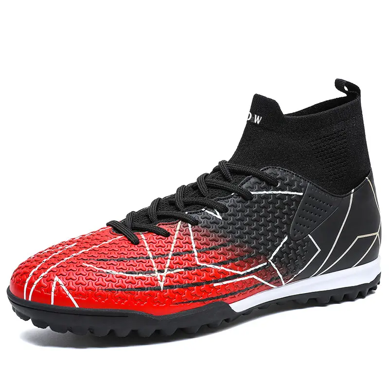 Детские футбольные бутсы средней высоты с амортизацией ударов и износостойкостью D&W, черный/красный
Детские футбольные бутсы средней высоты с амортизацией ударов и износостойкостью D&W, черный/красный