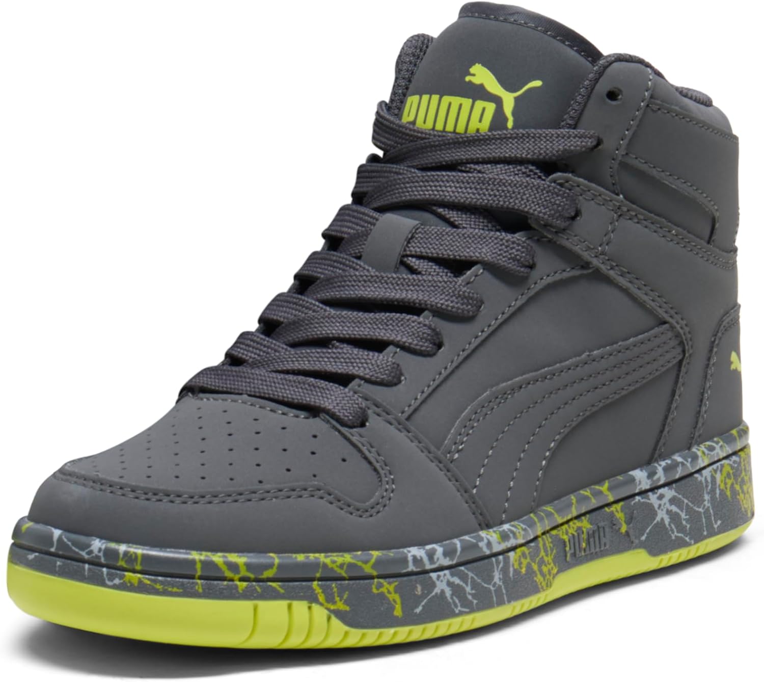 Кроссовки PUMA Rebound Layup Mid для мальчиков, серый
Кроссовки PUMA Rebound Layup Mid для мальчиков, серый