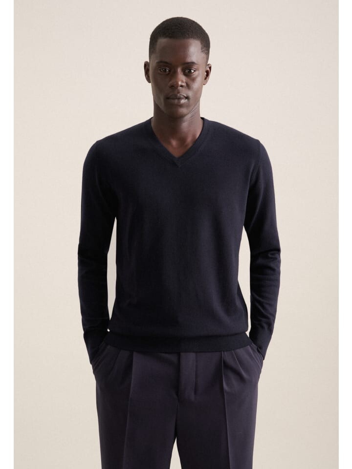 Пуловер Seidensticker Regular, темно-синий
Пуловер Seidensticker Regular, темно-синий