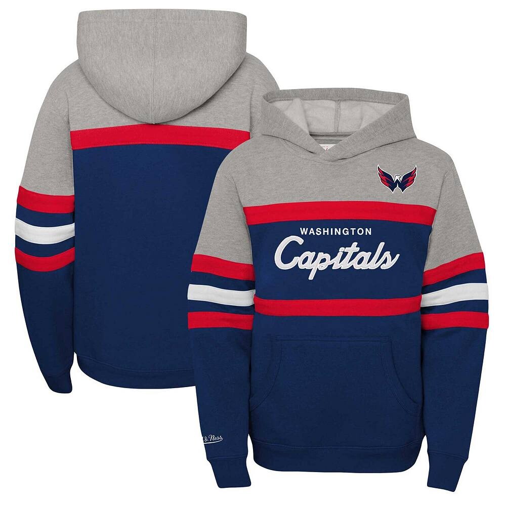 Молодежный пуловер с капюшоном Mitchell & Ness Navy Washington Capitals Head Coach, цвет Cap Navy
Молодежный пуловер с капюшоном Mitchell & Ness Navy Washington Capitals Head Coach, цвет Cap Navy