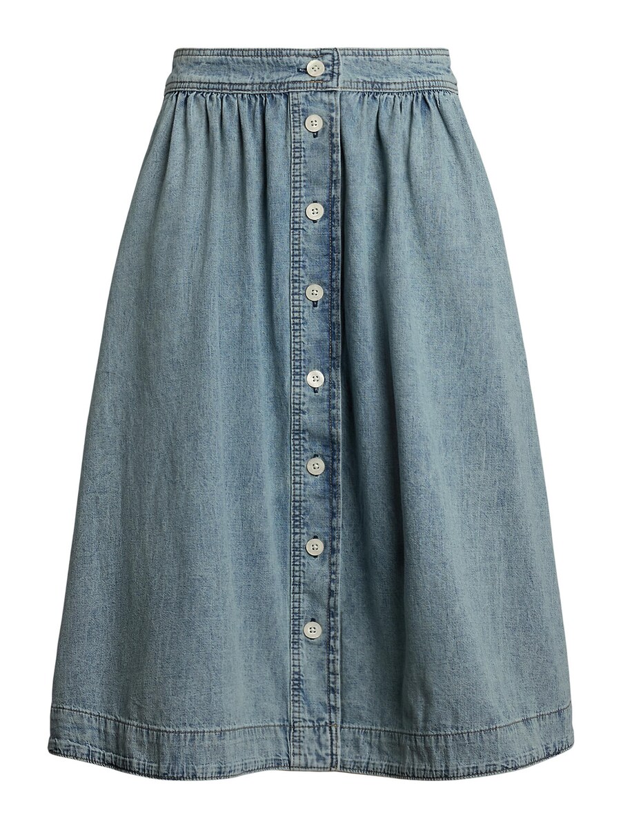 Юбка Lauren Ralph Lauren, синий деним
Юбка Lauren Ralph Lauren, синий деним