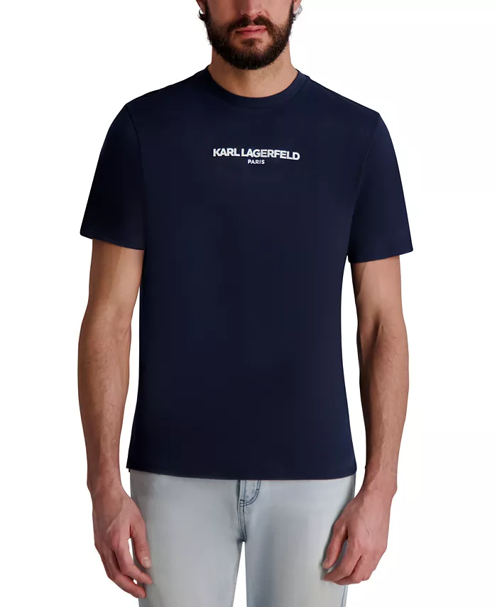 Мужская футболка с коротким рукавом и логотипом Core KARL LAGERFELD PARIS, синий
Мужская футболка с коротким рукавом и логотипом Core KARL LAGERFELD PARIS, синий