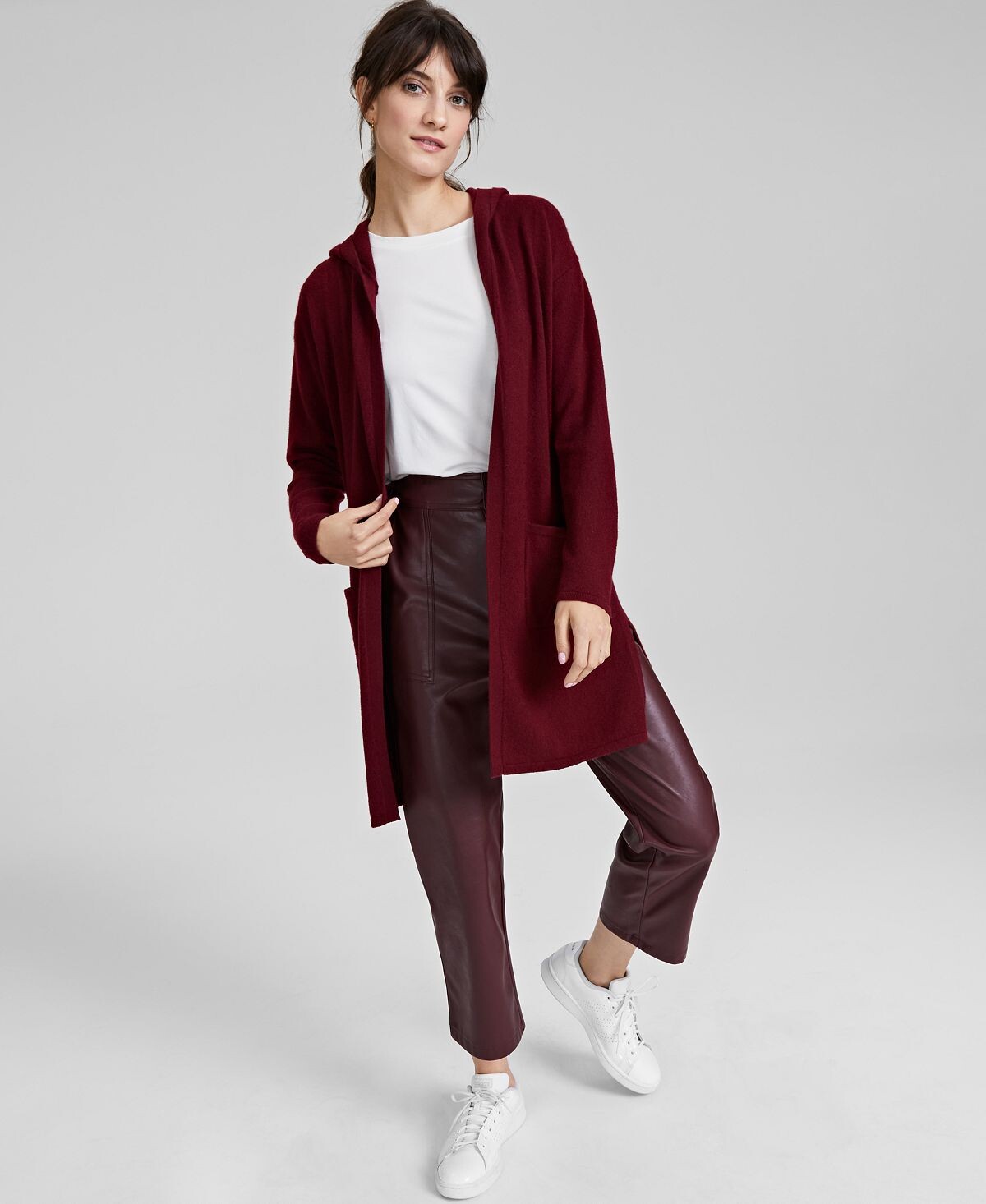 Женская толстовка с открытым передом из 100% кашемира Charter Club
Женская толстовка с открытым передом из 100% кашемира Charter Club