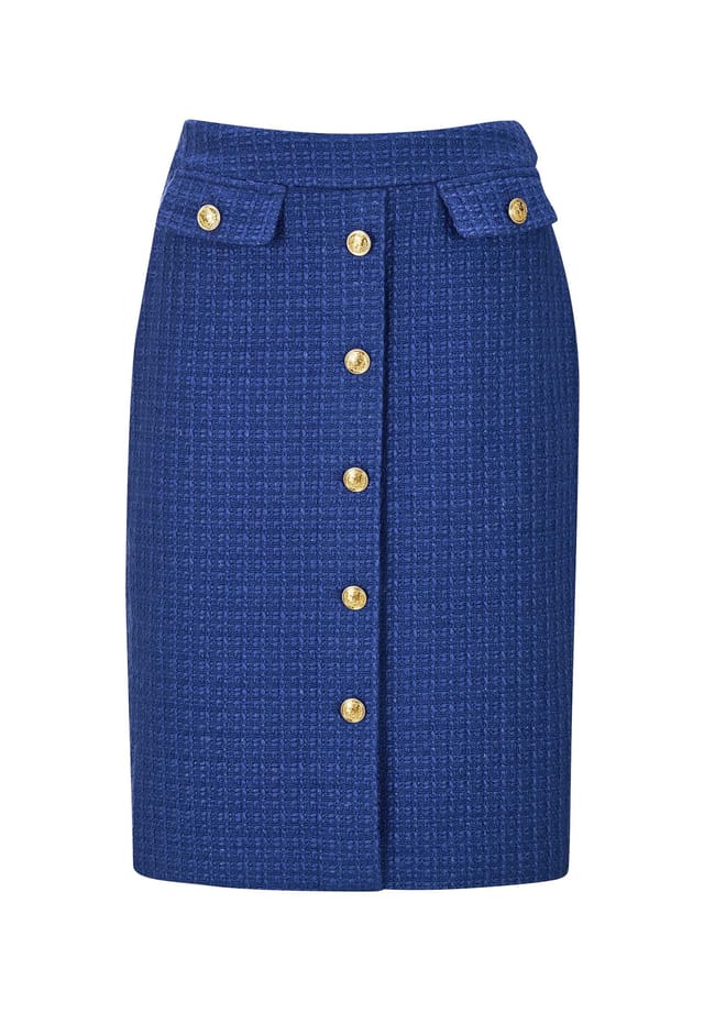 Узкая юбка-карандаш с блестящими акцентами Madeleine, синий
Узкая юбка-карандаш с блестящими акцентами Madeleine, синий