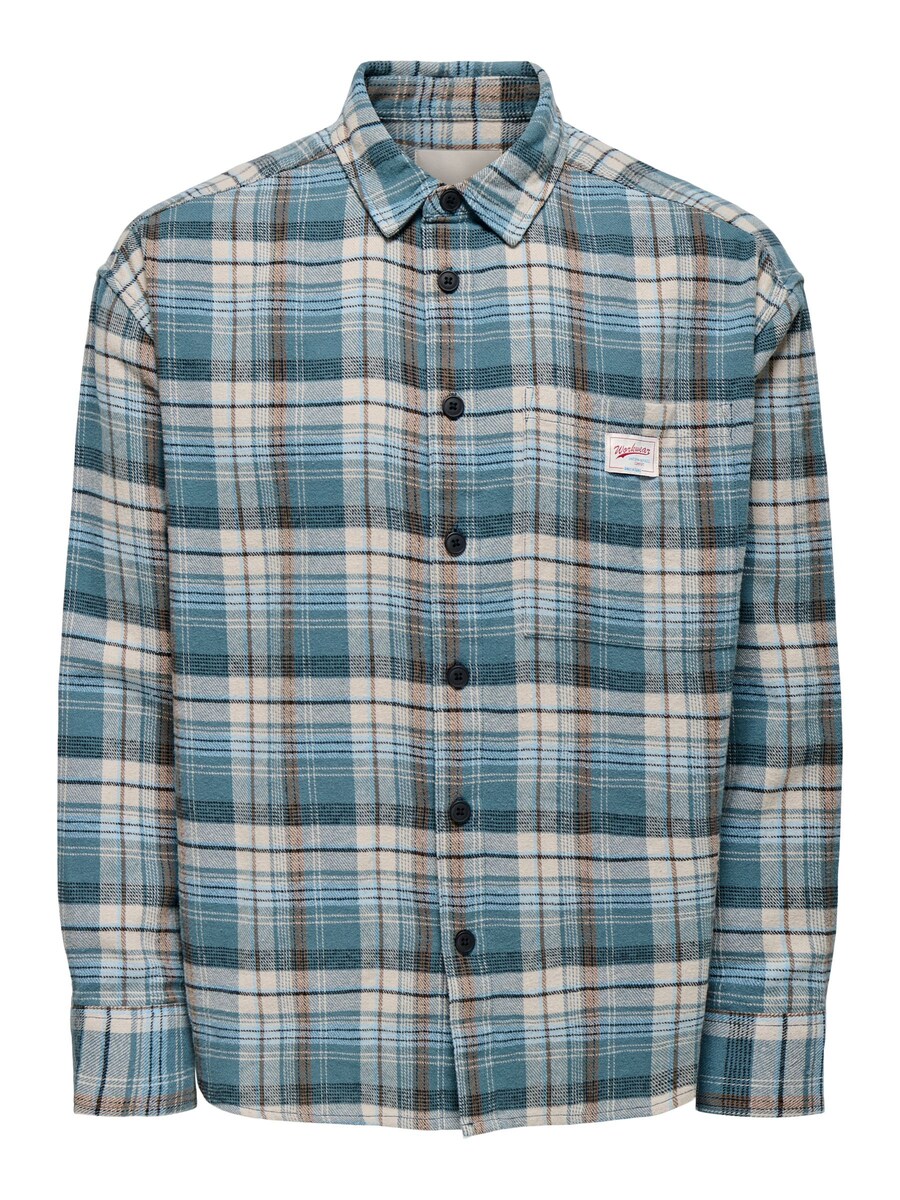 Рубашка на пуговицах Comfort fit Only & Sons ONSJack, голубой
Рубашка на пуговицах Comfort fit Only & Sons ONSJack, голубой
