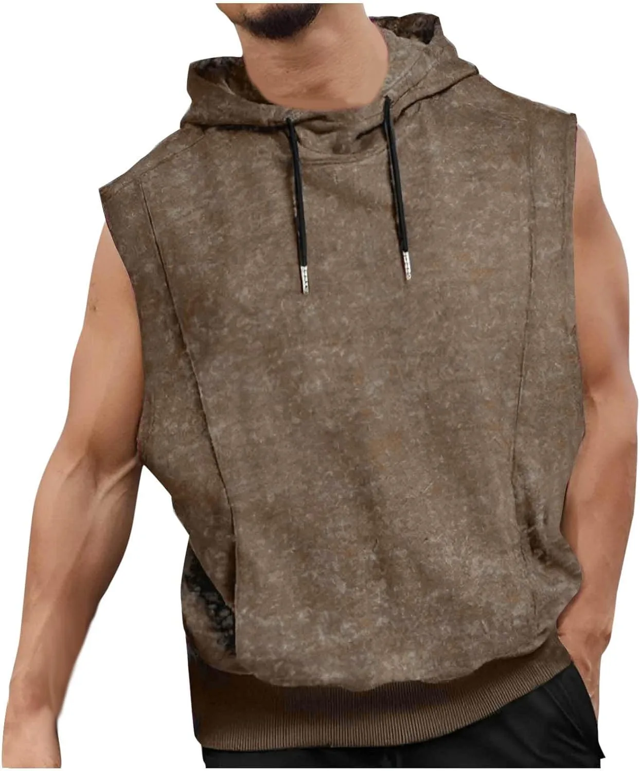 Мужская спортивная майка с капюшоном sleeveless
Мужская спортивная майка с капюшоном sleeveless