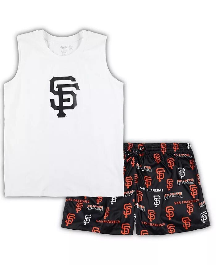 Женский комплект для сна белого и черного цвета San Francisco Giants больших размеров с майкой и шортами Concepts Sport
Женский комплект для сна белого и черного цвета San Francisco Giants больших размеров с майкой и шортами Concepts Sport
