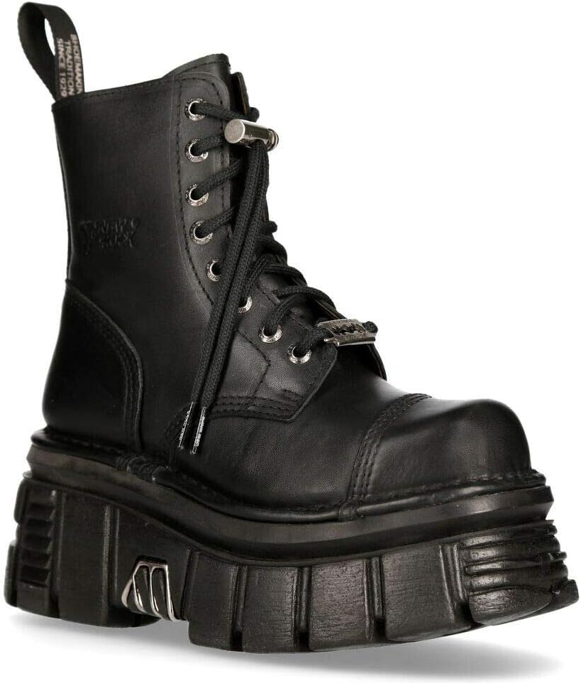 Мужские металлические боевые ботинки New Rock M-NEWMILI083-S21 черные кожаные, для милитари, байкеров, готики и панка
Мужские металлические боевые ботинки New Rock M-NEWMILI083-S21 черные кожаные, для милитари, байкеров, готики и панка