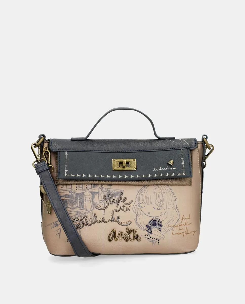 Сумка-бандо с клапаном и короткой ручкой Studio Anekke, многоцветный
Сумка-бандо с клапаном и короткой ручкой Studio Anekke, многоцветный