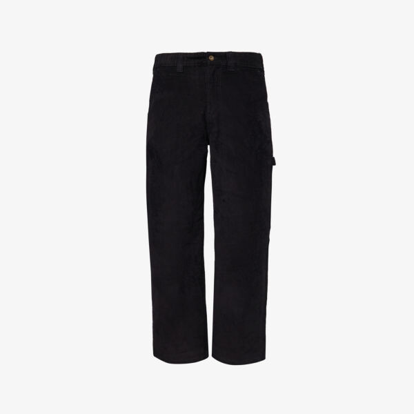 Прямые брюки из эластичного хлопкового вельвета с нашивкой-логотипом Carpenter Dickies, черный
Прямые брюки из эластичного хлопкового вельвета с нашивкой-логотипом Carpenter Dickies, черный