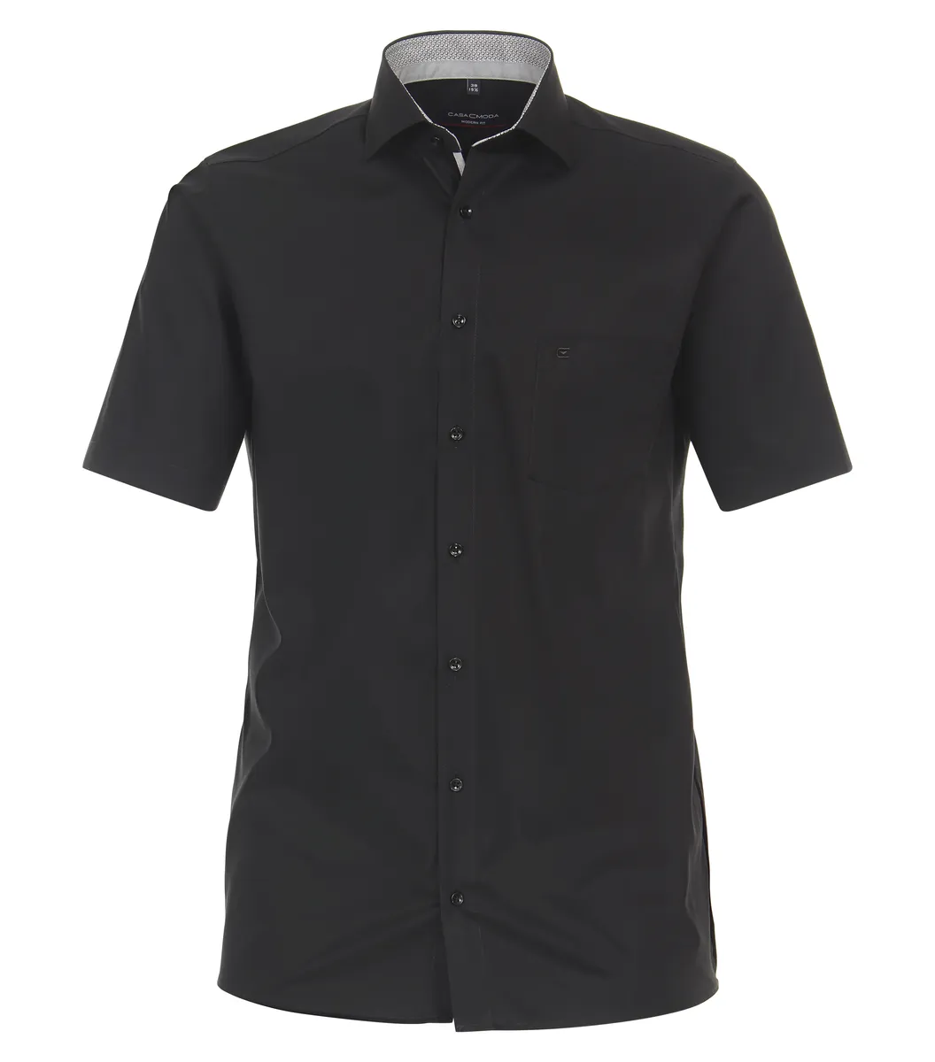 Деловая рубашка CASAMODA "Деловая рубашка CASAMODA с коротким рукавом однотонная", черный
Деловая рубашка CASAMODA "Деловая рубашка CASAMODA с коротким рукавом однотонная", черный