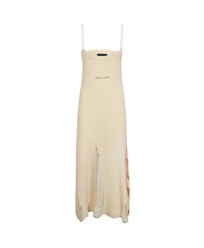 Платье из ребристого трикотажа из хлопка Vision Of Super, бежевый
Платье из ребристого трикотажа из хлопка Vision Of Super, бежевый