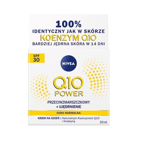 Увлажняющий дневной крем против морщин SPF 30 50мл Nivea, Q10 Power
Увлажняющий дневной крем против морщин SPF 30 50мл Nivea, Q10 Power