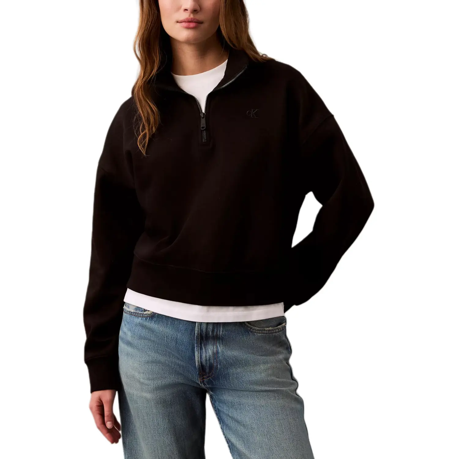 Calvin Klein Свитшот женский черный
Calvin Klein Свитшот женский черный
