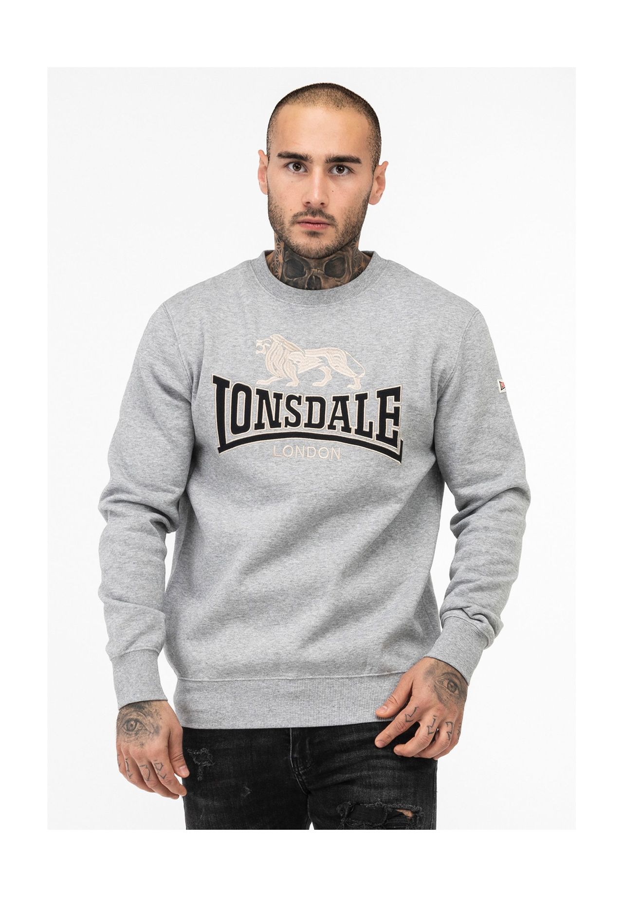 Мужская толстовка с круглым вырезом стандартного кроя LAWINS LONSDALE, цвет Marl Grey/black/grey
Мужская толстовка с круглым вырезом стандартного кроя LAWINS LONSDALE, цвет Marl Grey/black/grey