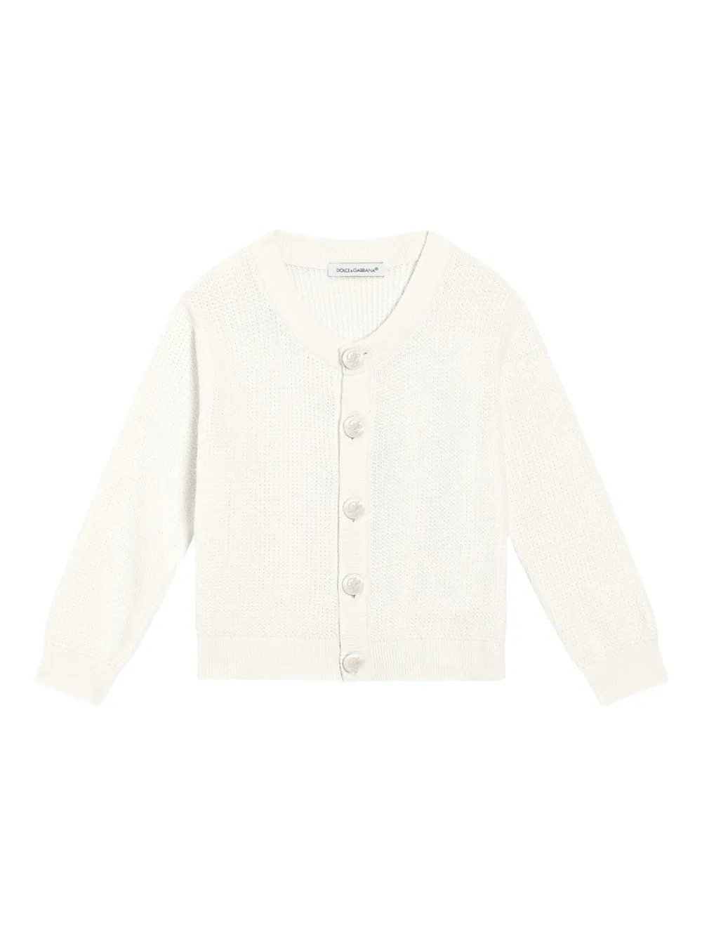 Кардиган на пуговицах Dolce & Gabbana Kids, белый
Кардиган на пуговицах Dolce & Gabbana Kids, белый