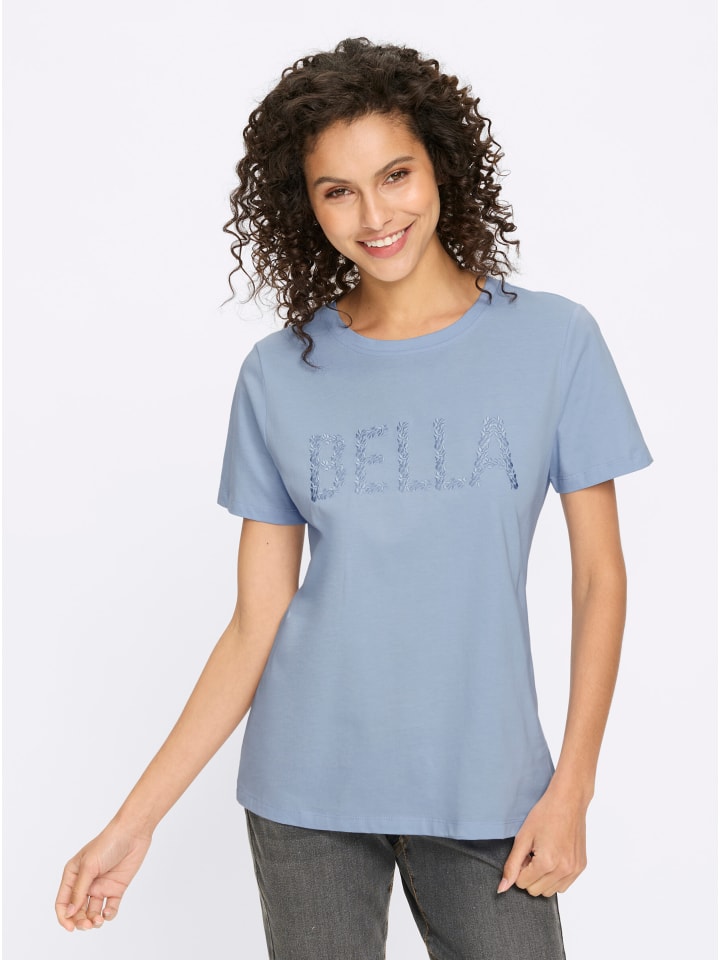 Рубашка с короткими рукавами цвета ледяной синевы Heine
Рубашка с короткими рукавами цвета ледяной синевы Heine