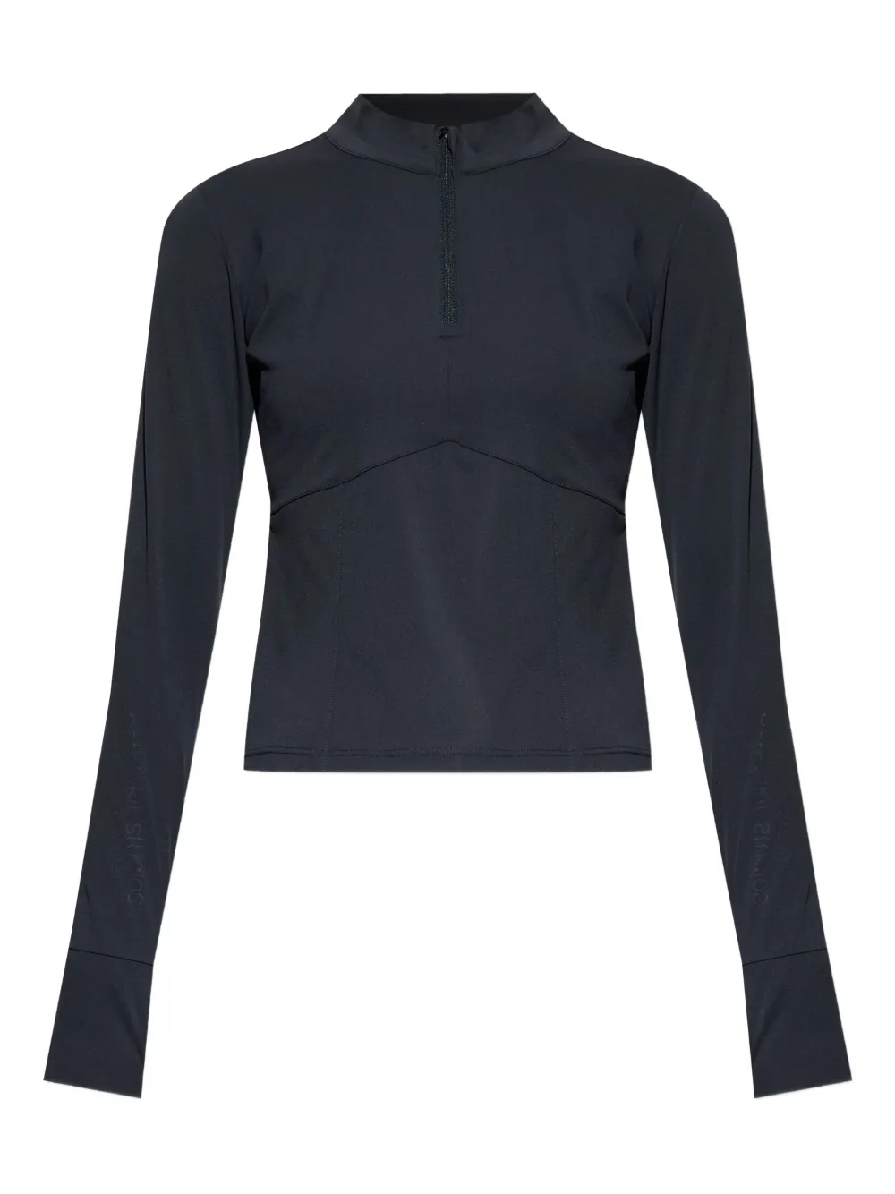 Топ с полумолнией на шее RETHINKIT STUDIOS, черный
Топ с полумолнией на шее RETHINKIT STUDIOS, черный