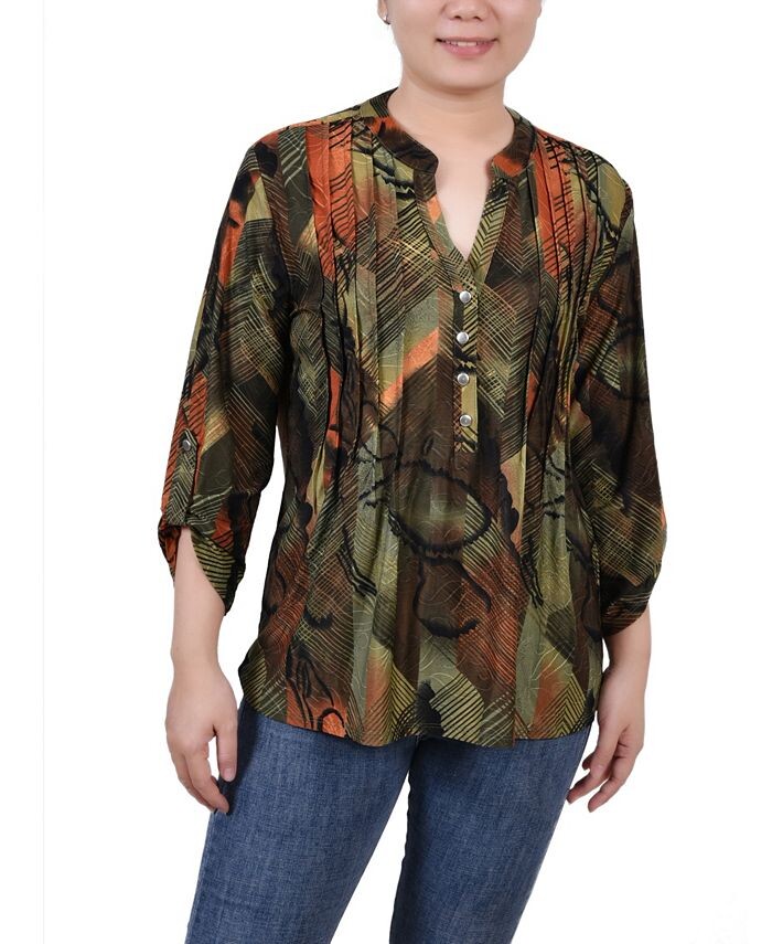 Миниатюрный топ с защипами и принтом на рукавах 3/4 NY Collection, цвет Olive Gilia
Миниатюрный топ с защипами и принтом на рукавах 3/4 NY Collection, цвет Olive Gilia