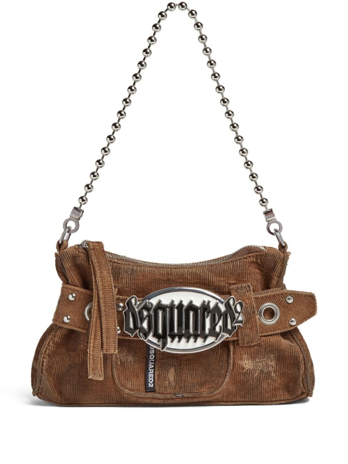 Dsquared2 вельветовый клатч Gothic, коричневый
Dsquared2 вельветовый клатч Gothic, коричневый