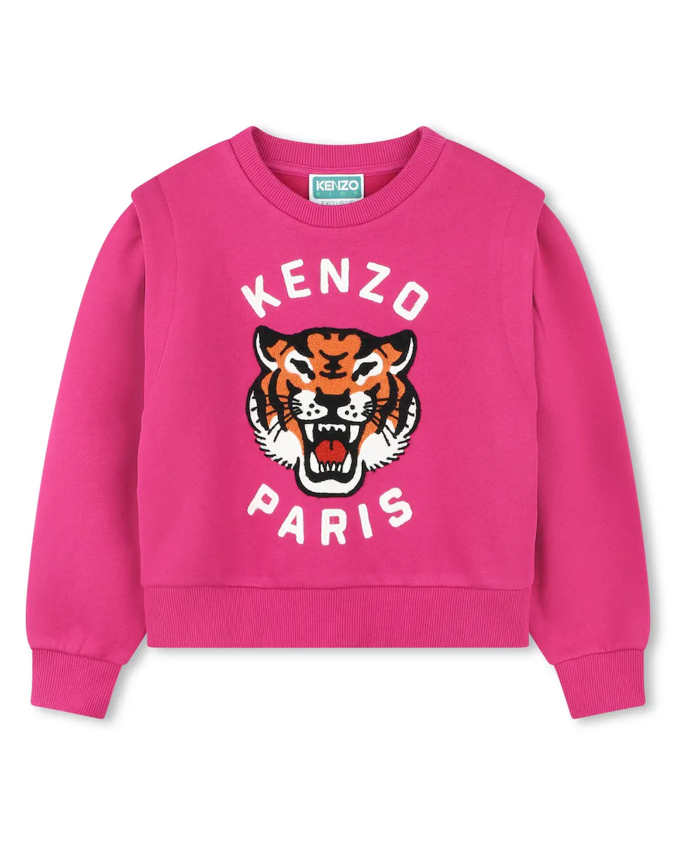 Толстовка для девочки с круглым вырезом и рисунком спереди Kenzo Kids, цвет Fucsia
Толстовка для девочки с круглым вырезом и рисунком спереди Kenzo Kids, цвет Fucsia