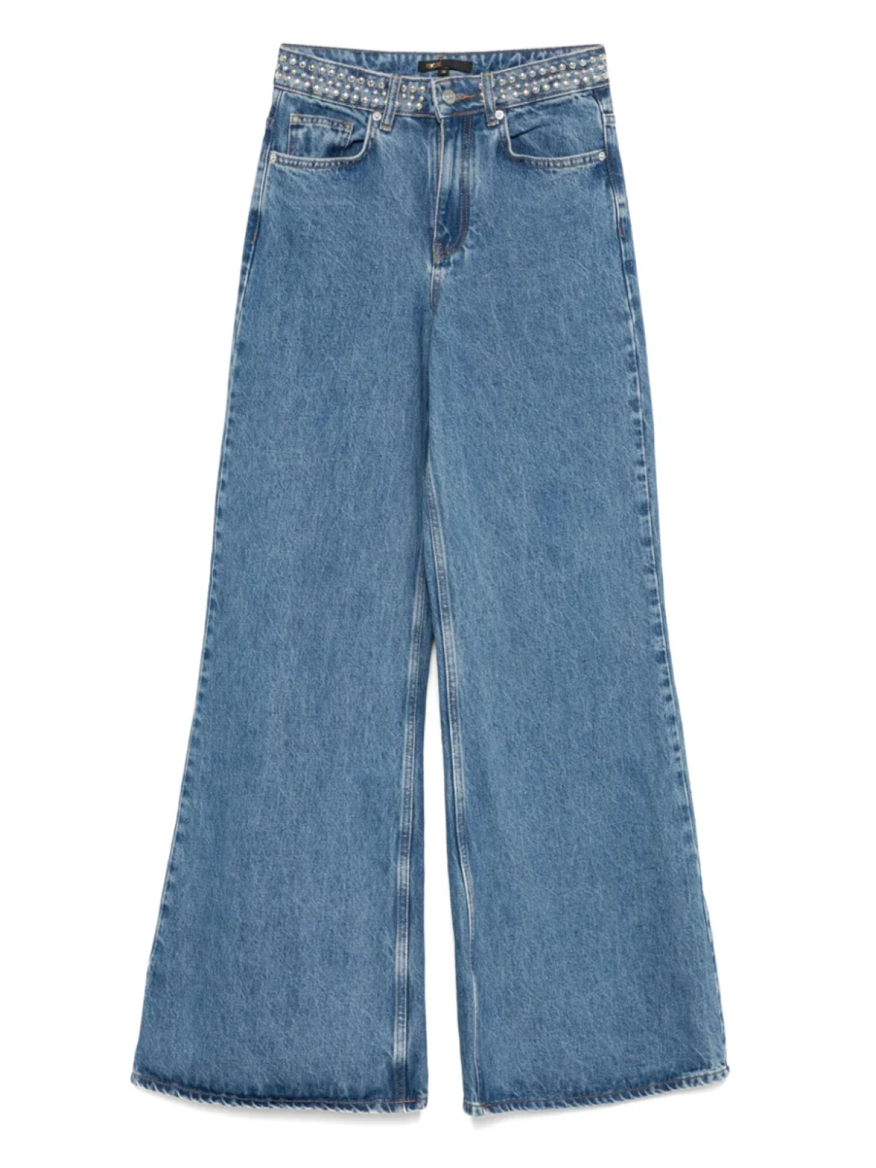 Джинсы Maje с заклепками на поясе, синий
Джинсы Maje с заклепками на поясе, синий