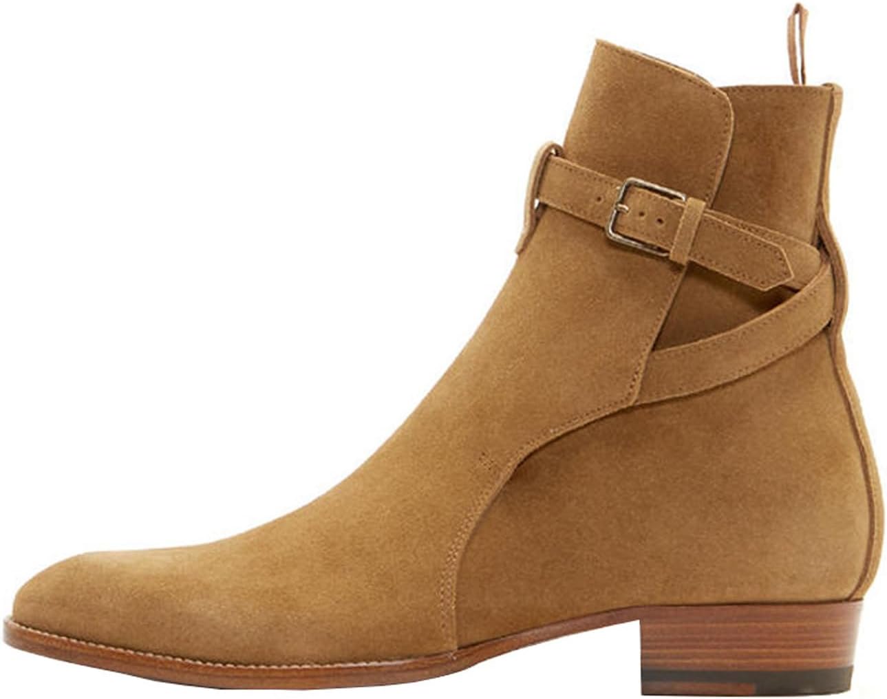 Мужские замшевые ботинки Santimon Jodhpur с пряжкой, модные роскошные ботинки до щиколотки Chelsea для повседневной и официальной носки с мягкой стелькой и противоскользящей подошвой, оранжевый
Мужские замшевые ботинки Santimon Jodhpur с пряжкой, модные роскошные ботинки до щиколотки Chelsea для повседневной и официальной носки с мягкой стелькой и противоскользящей подошвой, оранжевый