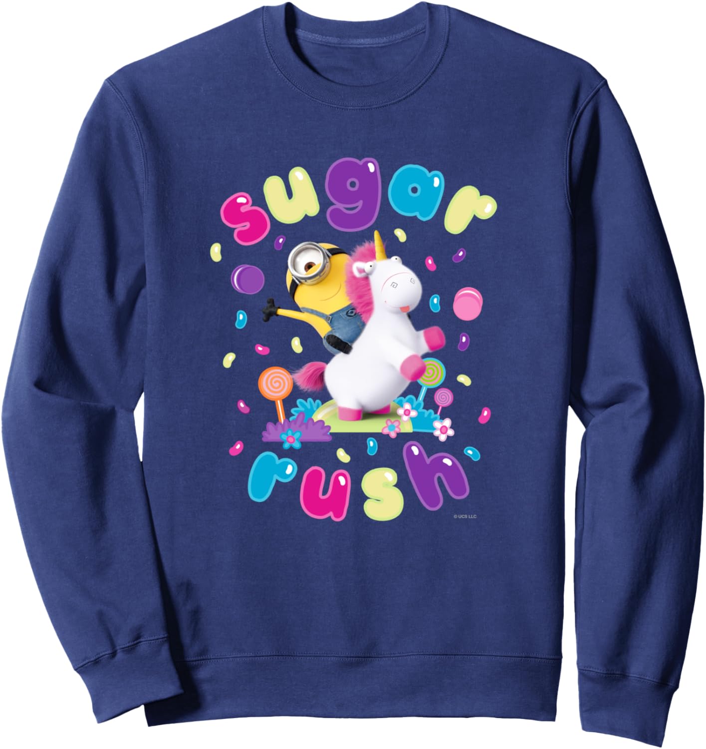 Толстовка с изображением миньона и его сахарного прилива Minions, темно-синий
Толстовка с изображением миньона и его сахарного прилива Minions, темно-синий