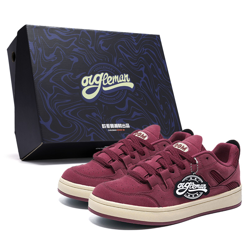 Нескользящие, амортизирующие, износостойкие, легкие, низкие, мужские кроссовки OUGLEMEN, Burgundy Box
Нескользящие, амортизирующие, износостойкие, легкие, низкие, мужские кроссовки OUGLEMEN, Burgundy Box