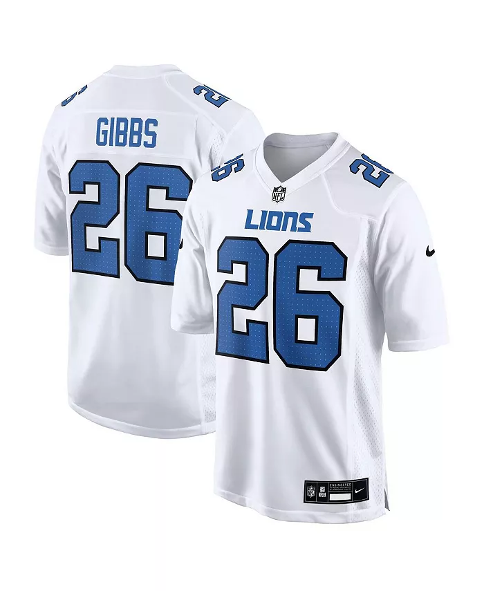 Мужская модная игровая футболка Jahmyr Gibbs White Detroit Lions Tundra Nike
Мужская модная игровая футболка Jahmyr Gibbs White Detroit Lions Tundra Nike