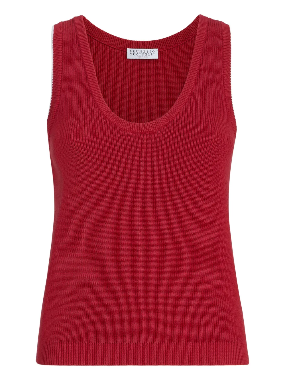 Топ в рубчик Brunello Cucinelli, красный
Топ в рубчик Brunello Cucinelli, красный