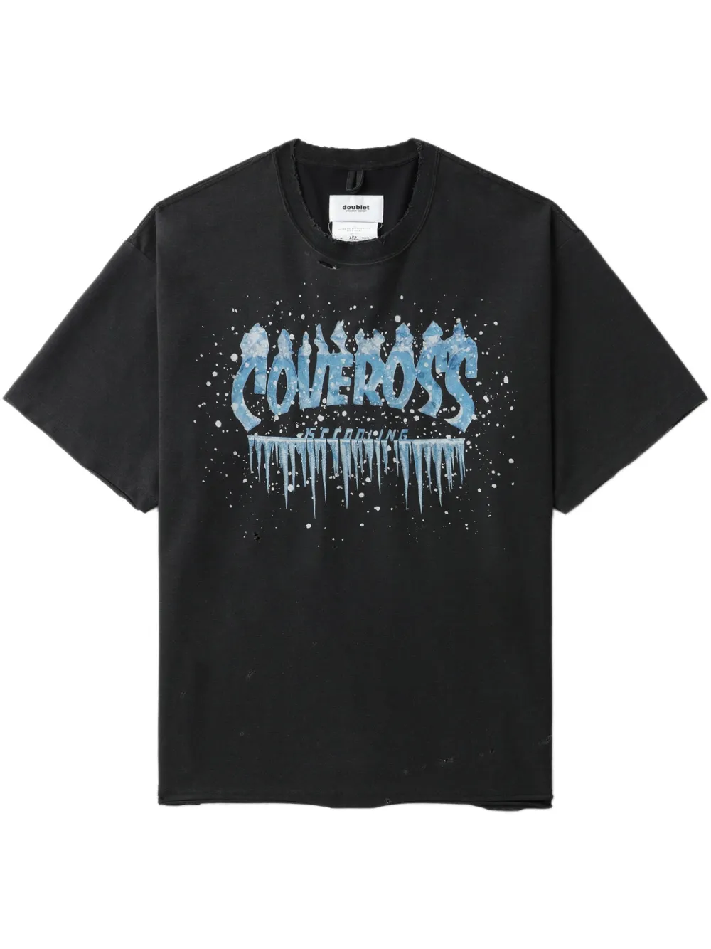 Футболка с короткими рукавами Doublet, черный 
Футболка с короткими рукавами Doublet, черный