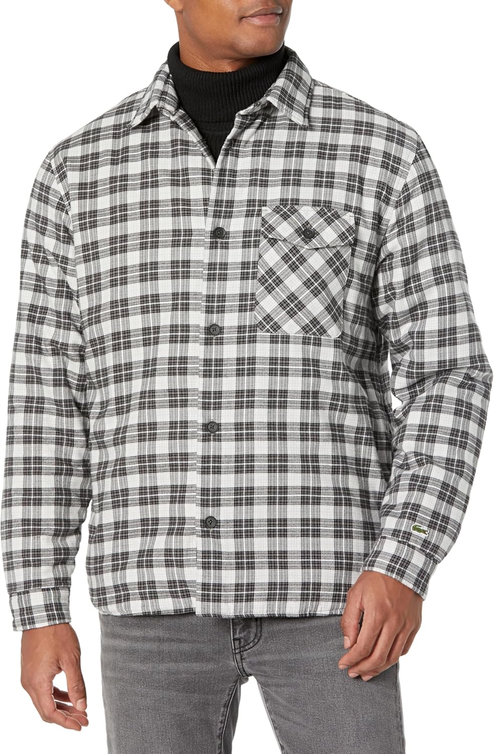 Lacoste мужская фланелевая рубашка-пиджак с принтом на спине, Noir/Multico
Lacoste мужская фланелевая рубашка-пиджак с принтом на спине, Noir/Multico