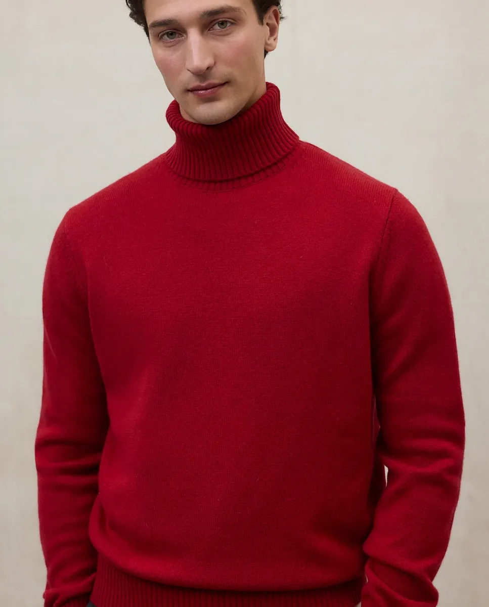 Мужской джемпер из тонкой пряжи с отложным воротником и резинкой на манжетах и поясе Ecoalf, красный
Мужской джемпер из тонкой пряжи с отложным воротником и резинкой на манжетах и поясе Ecoalf, красный