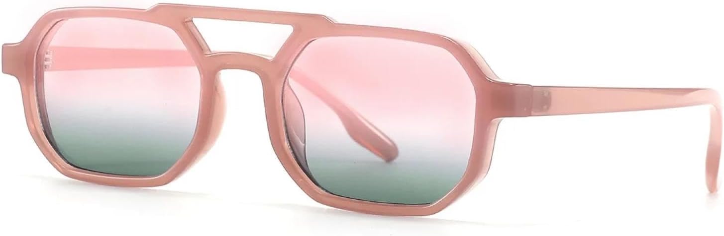 Солнцезащитные очки с защитой от УФ-излучения UV400 | Двойная перемычка, прозрачные линзы Ocean, заклепки | для женщин и мужчин, для занятий спортом на открытом воздухе и вождения DSVIGF, Pink
Солнцезащитные очки с защитой от УФ-излучения UV400 | Двойная перемычка, прозрачные линзы Ocean, заклепки | для женщин и мужчин, для занятий спортом на открытом воздухе и вождения DSVIGF, Pink