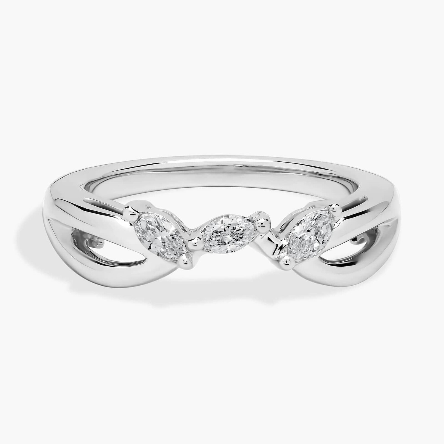 Кольцо Romantic Twist Marquise с изогнутым бриллиантом из платины (1/4 карата) Blue Nile
Кольцо Romantic Twist Marquise с изогнутым бриллиантом из платины (1/4 карата) Blue Nile