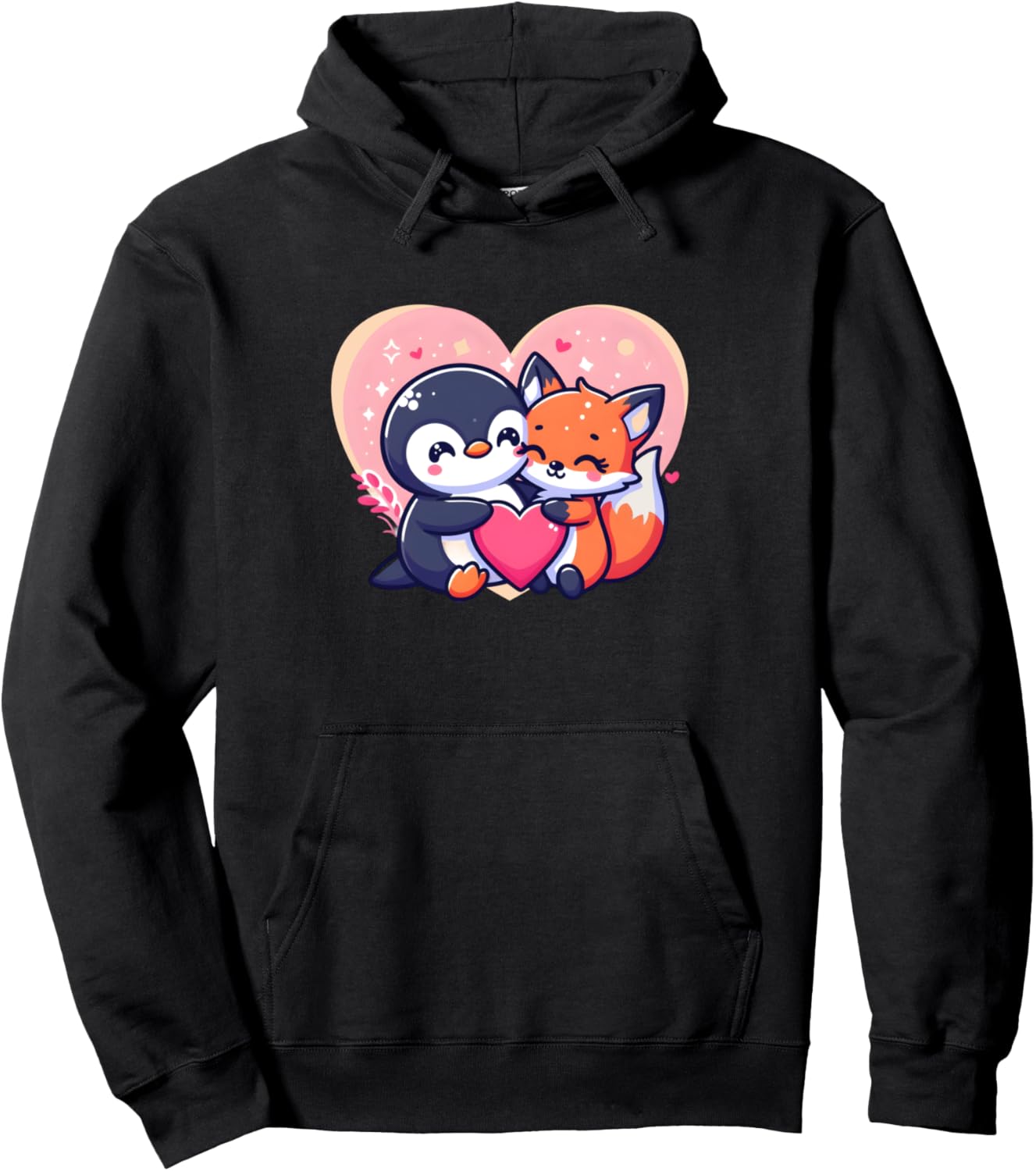 Милая толстовка с изображением лисы и пингвина Kawaii Fox And Penguin Designs, черный
Милая толстовка с изображением лисы и пингвина Kawaii Fox And Penguin Designs, черный