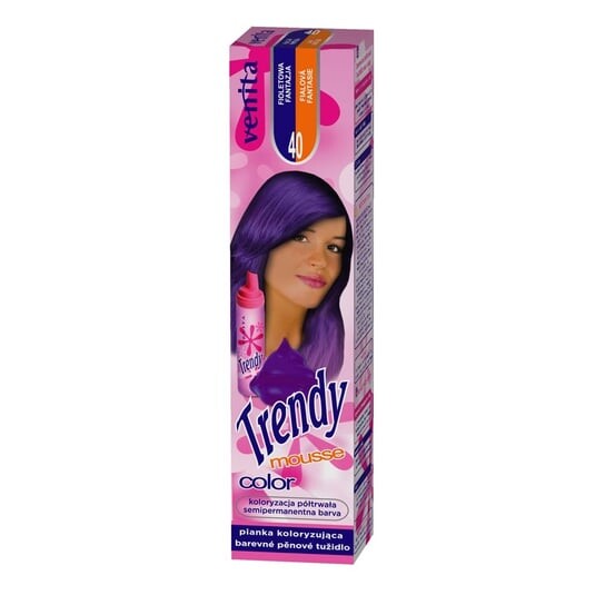 Мусс-краситель 40 Violet Fantazja, 75 мл Venita, Trendy Mousse Color
Мусс-краситель 40 Violet Fantazja, 75 мл Venita, Trendy Mousse Color